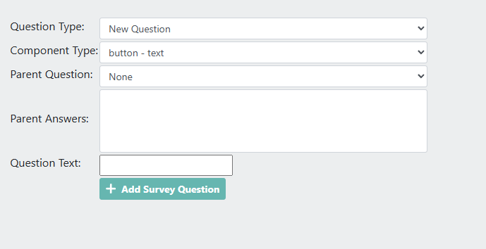 Add new questions to projects.