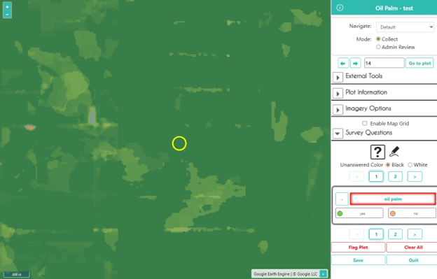 Using the Label band to collect data.