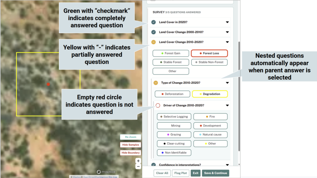 Updated survey visuals make data collection easier.